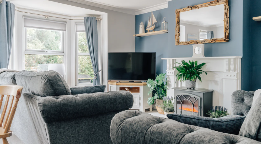 Turnstone living room | Suffolk Coastal Escapes | Self catering accommodation on the Suffolk coast