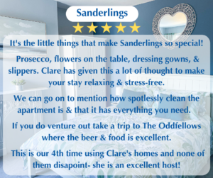 Sanderlings guest review | Luxury holiday home near Lowestoft