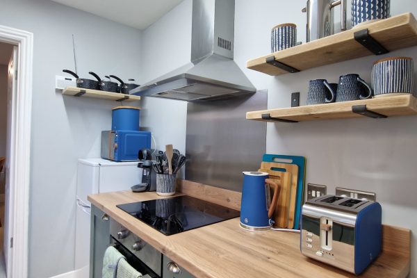 Curlew Cottage kitchen | Suffolk Coastal Escapes | dog friendly self catering accommodation on the Suffolk coast.