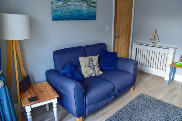 Avocet living room | dog friendly self catering accommodation on the Suffolk Coast