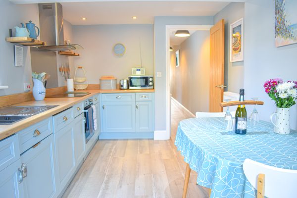 Avocet kitchen | dog friendly self catering accommodation on the Suffolk Coast