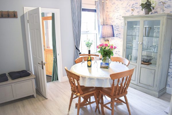 Curlew Cottage dining room | Suffolk Coastal Escapes | dog friendly holiday cottage on the Suffolk Coast
