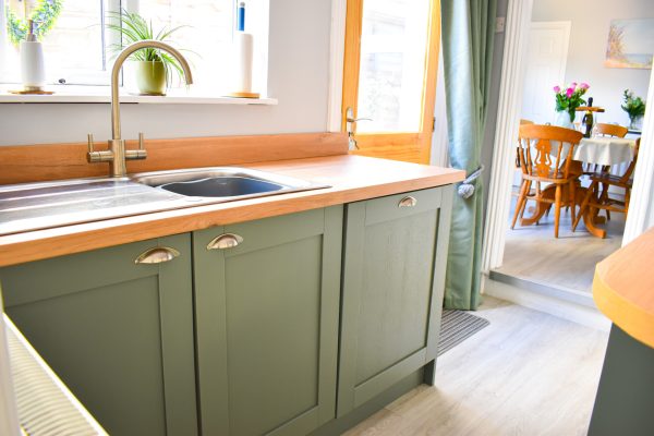Curlew Cottage kitchen | Suffolk Coastal Escapes | dog friendly holiday cottage on the Suffolk Coast