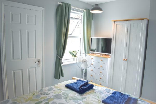 Curlew Cottage main bedroom | Suffolk Coastal Escapes | dog friendly holiday cottage on the Suffolk coast
