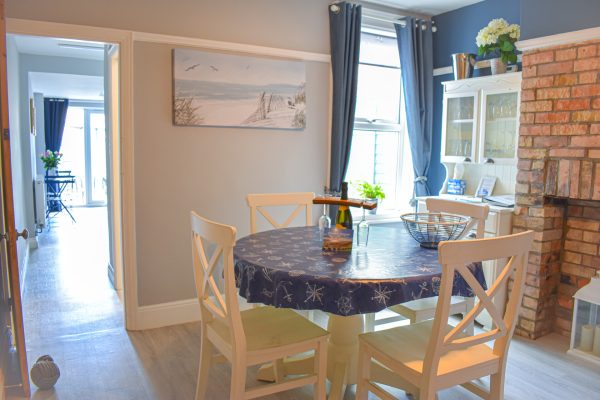 Seagull Cottage dining room | Suffolk Coastal Escapes | dog friendly holiday cottage on the Suffolk Coast